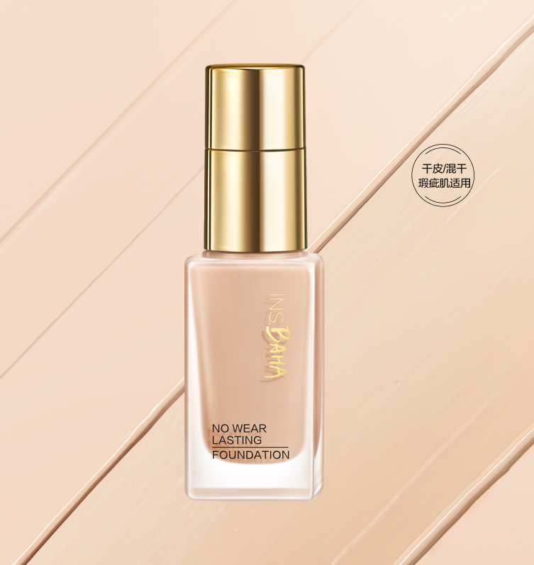 j9集团印彩巴哈透薄持妆粉底液-遮瑕型